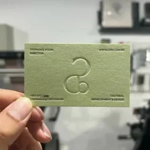 Embossed/Textured Business Cards