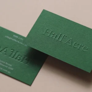 Embossed/Textured Business Cards