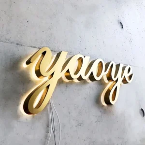 Metal Letter Sign Board
